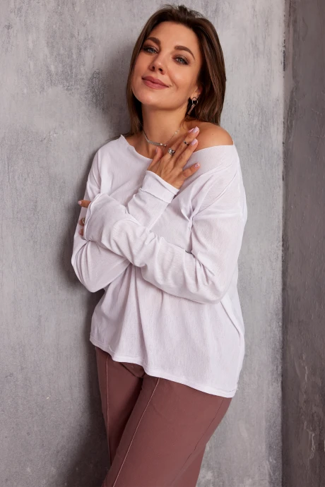 Джемпер (кофта) BegiModa 4129 Белый #1