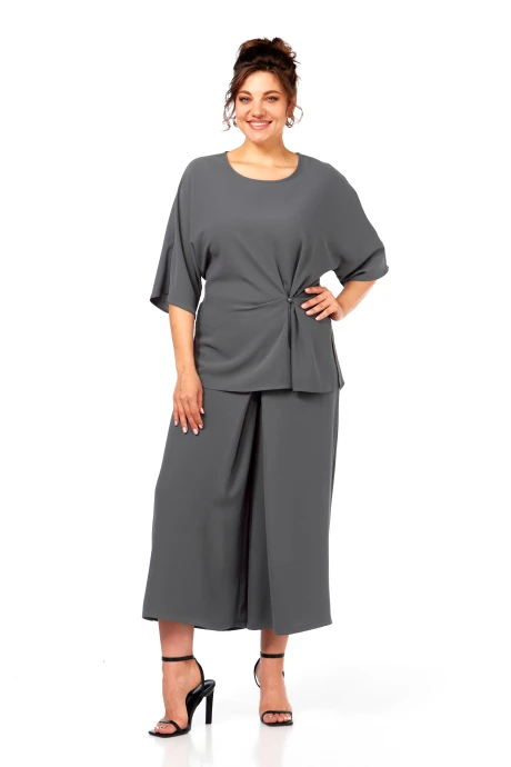 Брючный костюм Diamant 2084 серый #1