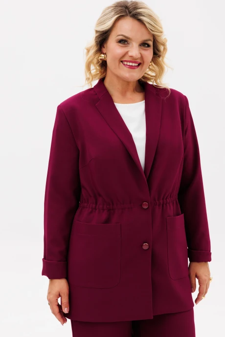 Жакет (пиджак) BRELA 2425 бордовый #1