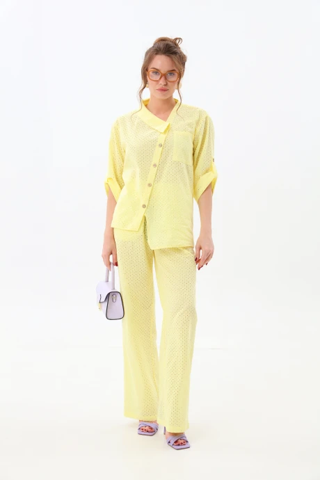 Брючный костюм NikVa 901-10 лимон #1