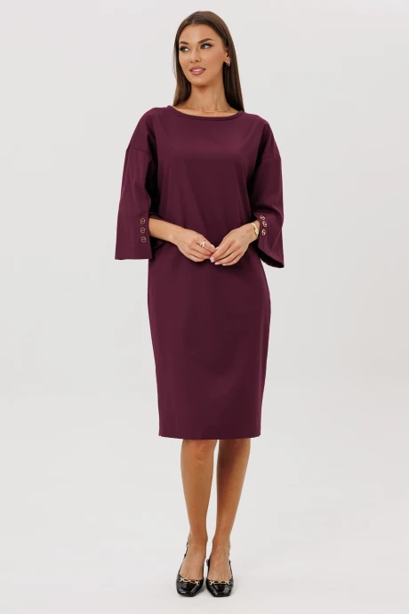 Платье Ларс Стиль 1114 марсала #1