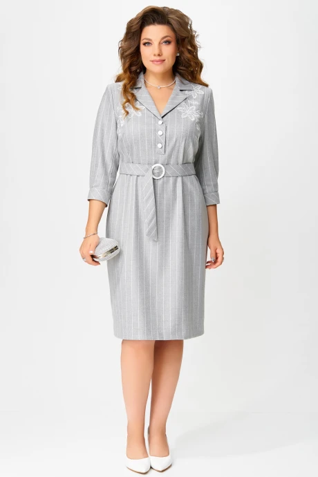 Платье FITA 5071 серый ледник #1