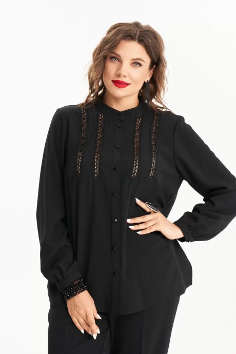 Блузка Almirastyle 473 черный #1