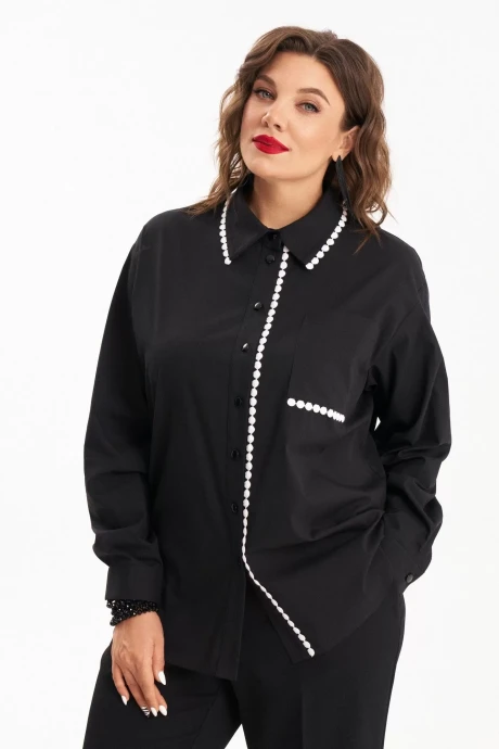 Блузка Almirastyle 470 черный #1