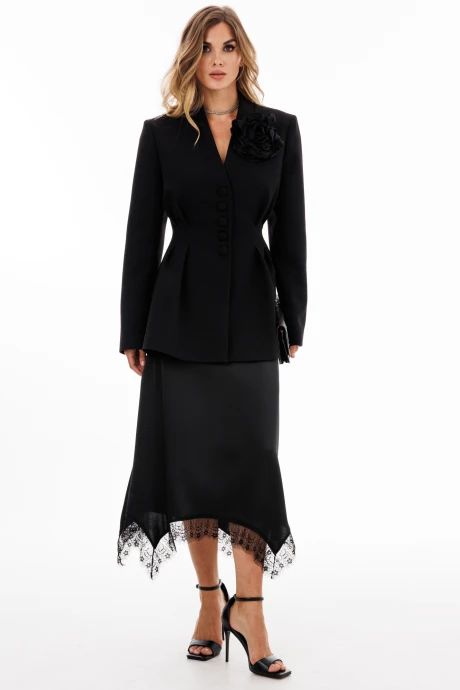 Жакет (пиджак) EOLA 2924.1 черный_меланж #1