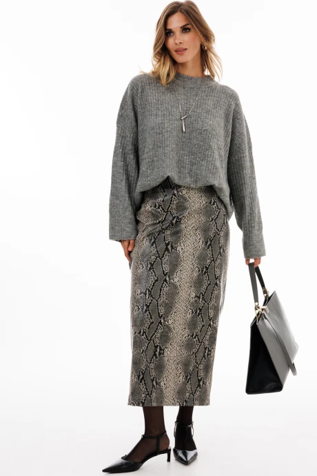 Юбка EOLA 2927.2 серый_питон #1