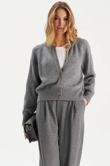 Кардиган Romgil РВ0269-ШЕ5 серый #1