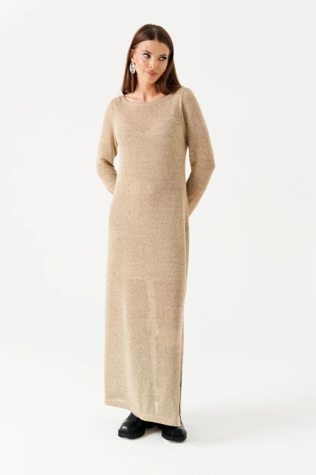 Платье ELLETTO LIFE 1107 бежевый #1