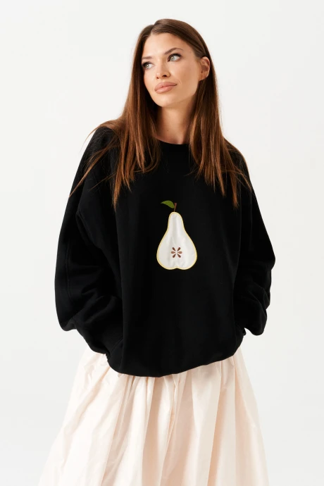 Джемпер (кофта) ELLETTO LIFE 3887 черный #1