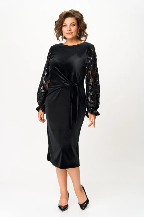 Платье Svetlana-Style 2142 черный бархат #1