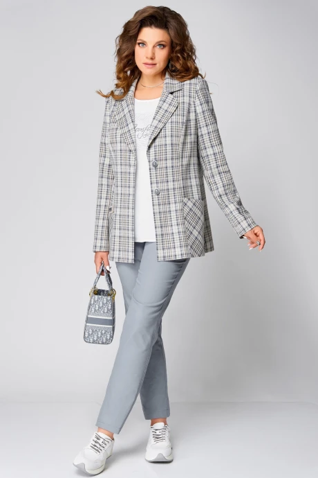 Брюки FITA 20235 серо-голубой #1