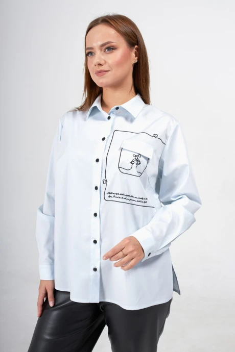 Рубашка Condra 16261 голубой #1