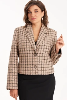 Жакет (пиджак) KaVari plus size 6009 беж