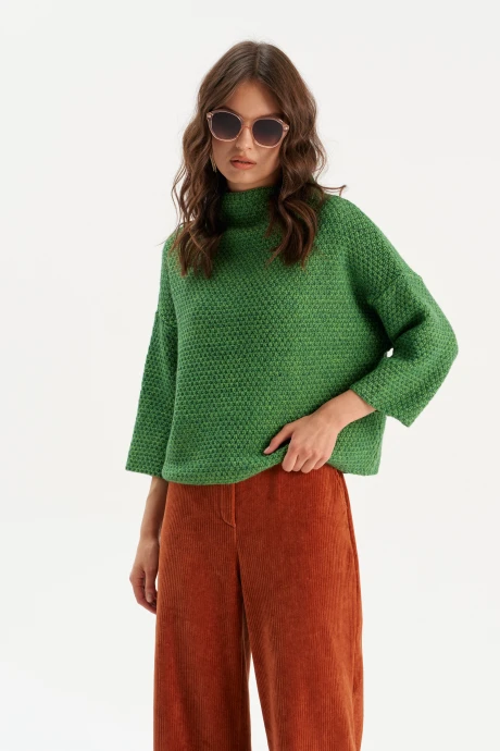 Джемпер (кофта) Romgil РВ0300-ШЕ5 зеленый лист #1