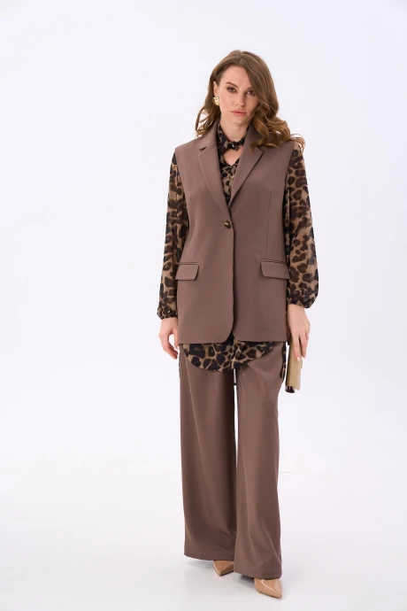 Жилетка NikVa 994-1 мокка #1