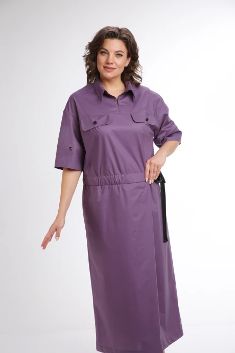 Платье *Распродажа Rishelie 988 темно сиреневый #1
