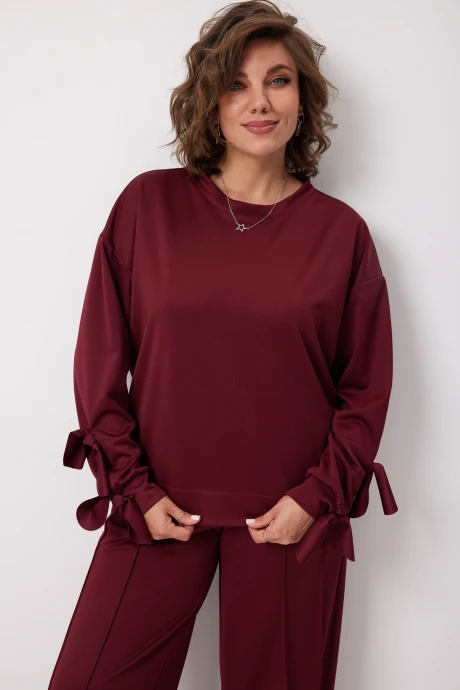 Лонгслив BegiModa 4139 вишня #1