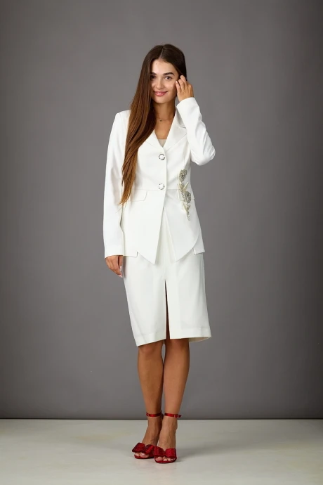 Юбочный костюм Rosheli 1132/2 Молочный двойка #1