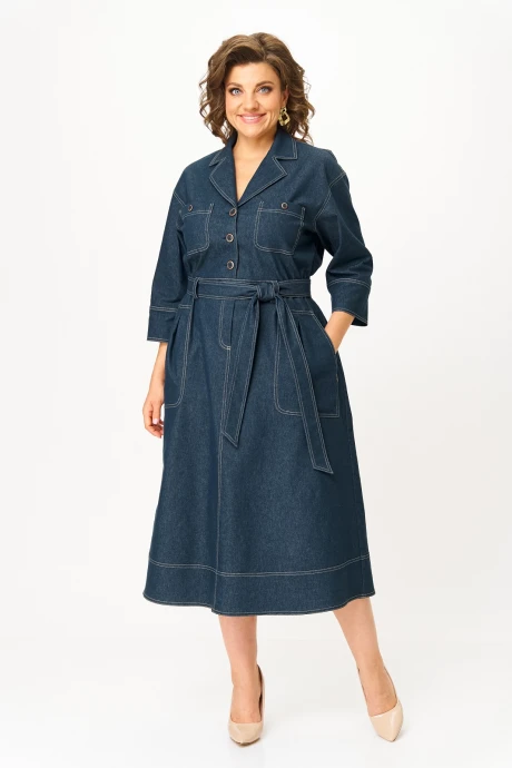 Платье Кокетка и К 1501 джинсовый #1