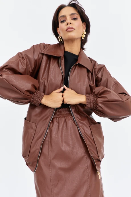 Бомбер FLAIM 2020 шоколад #1