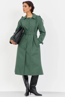 Тренч FLAIM 2055 зеленый мох