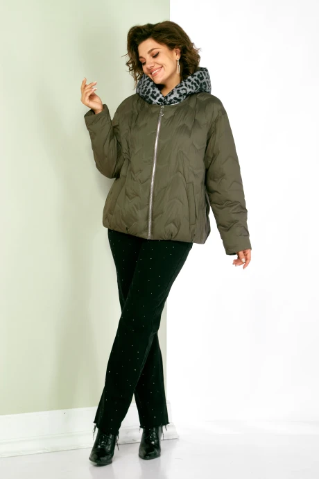 Куртка Shetti 2192 серо-оливковый #1