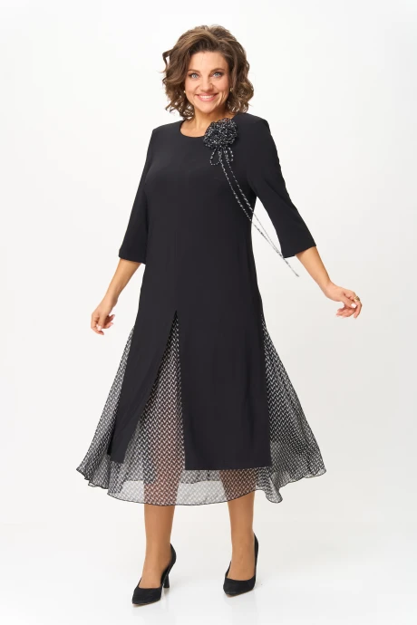 Платье Svetlana-Style 1958 чёрный зигзаг #1