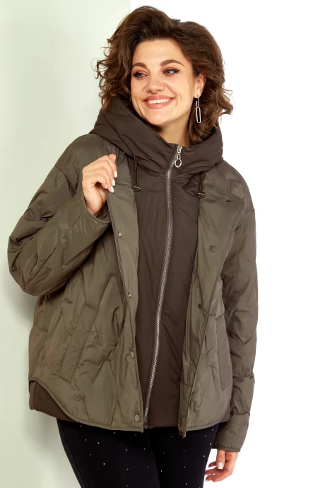 Куртка Shetti 2193 серо-оливковый #1