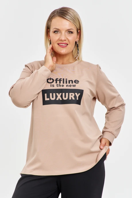 Джемпер (кофта) OVERYOU М215/1 бежевый #1