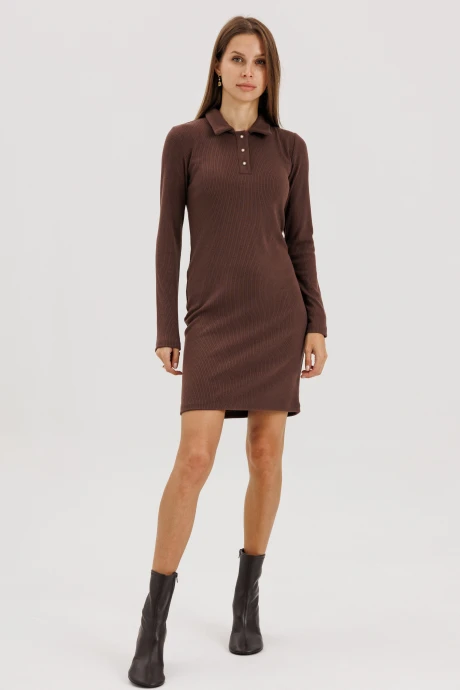 Платье The name 2421 коричневый #1