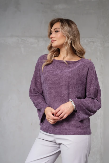Джемпер (кофта) Erika 7201-3 фиолетовый #1