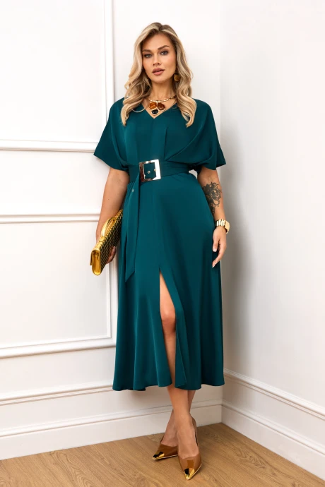 Платье AGATTI 5398-8 изумруд #1