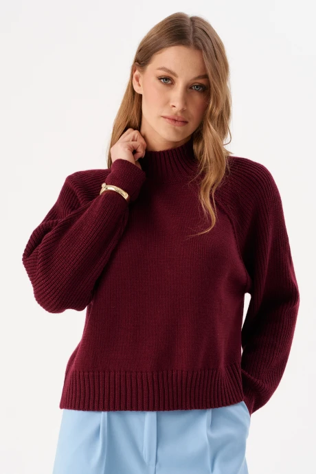 Джемпер (кофта) Romgil РВ0281-ШЕ5 бордовый #1