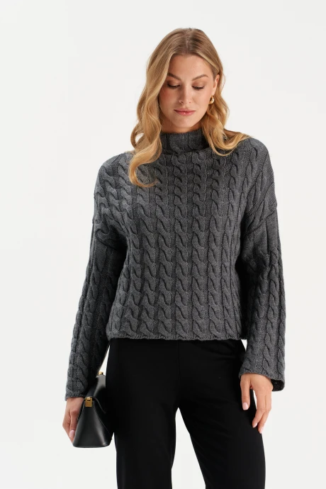 Джемпер (кофта) Romgil РВ0283-ШЕ5 серый #1