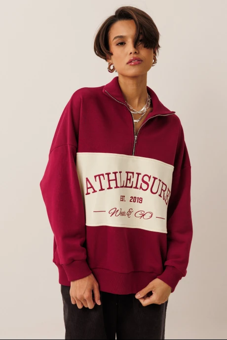 Свитшот GO F4177/12-01 вишня #1