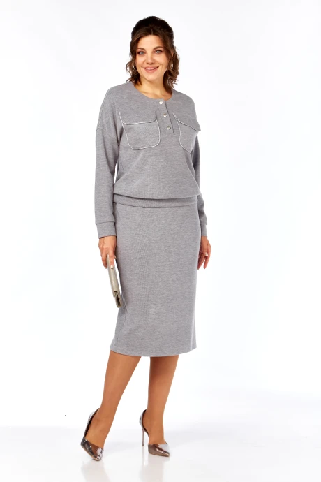 Юбочный костюм Bagira 1064 Серый #1