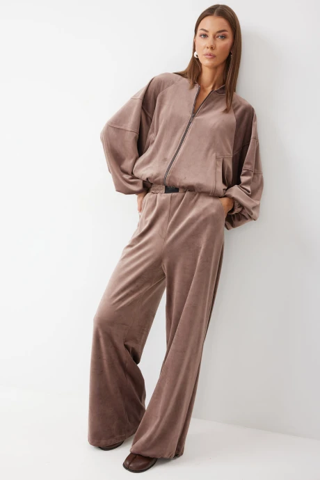 Спортивный костюм Люше 4184 коричневый #1