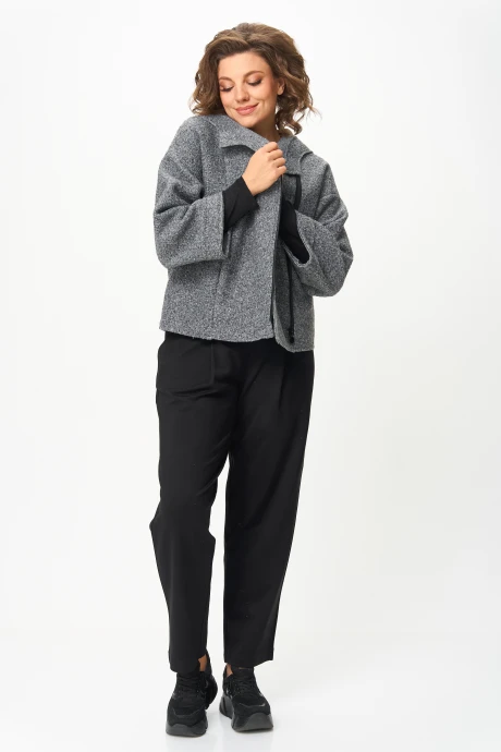 Брючный костюм Michel Chic 1357/2 серый, черный #1