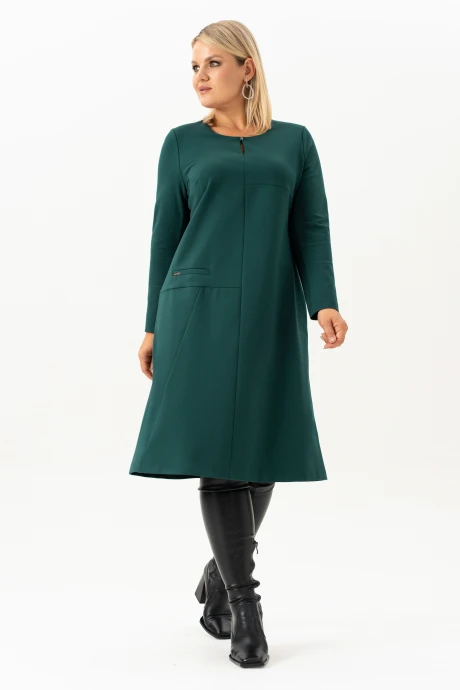 Платье ALGRANDA (Novella Sharm) 4094-4 изумрудный #1