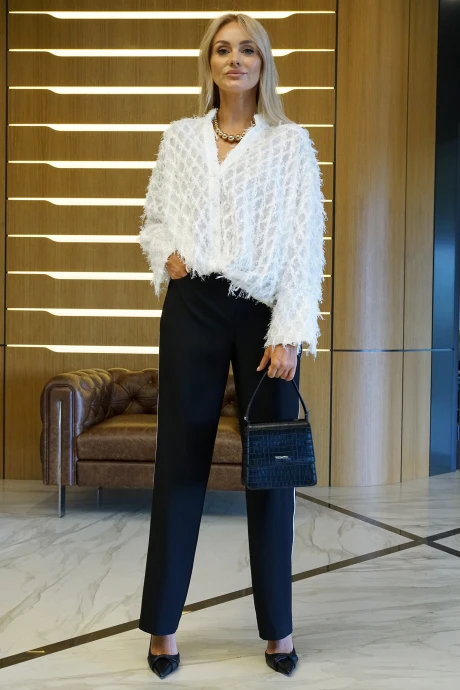 Брючный костюм ALANI COLLECTION 2431 молоко +черный двойка #1