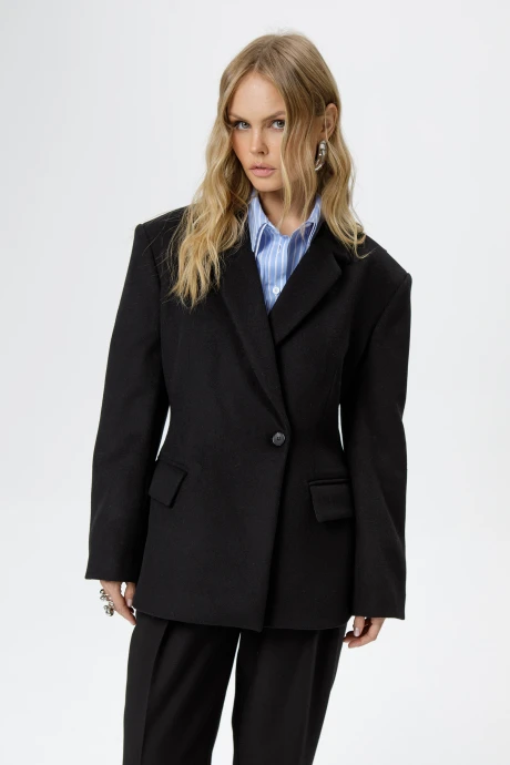 Пальто PiRS 6221 черный #1