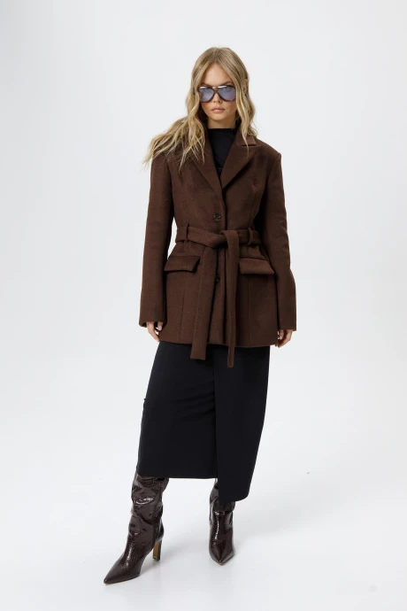 Пальто PiRS 6254 шоколадный #1