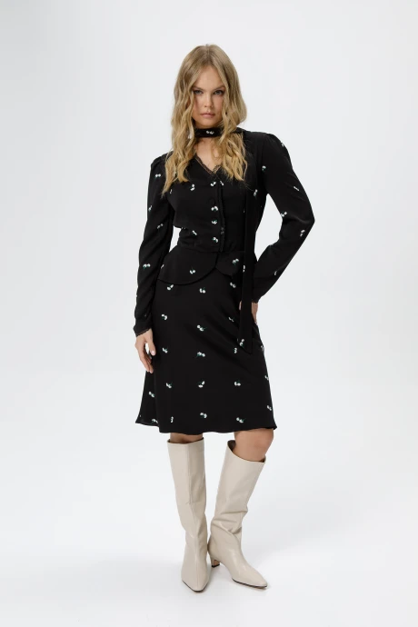 Платье PiRS 6293 черный #1