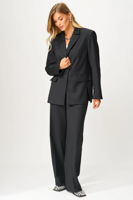 Брючный костюм LAIKONY L-243 черный двойка #1