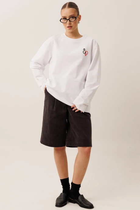 Лонгслив GO F1101VM/01-01 белый #1