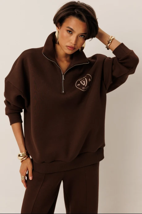 Джемпер (кофта) GO F4087/23-03 коричневый #1