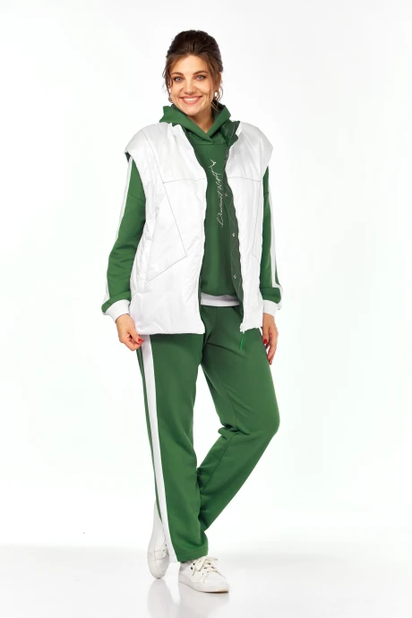 Спортивный костюм Diamant 1917 зелень тройка #1
