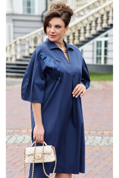 Платье Vittoria Queen 25373 темно-синий #1