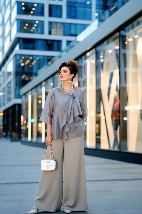 Брючный костюм Vittoria Queen 25953/1 бежевый #1