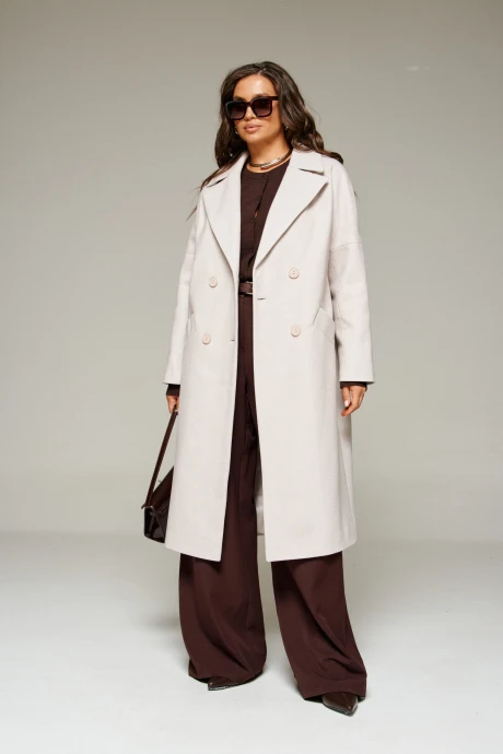 Пальто Beautiful&Free 7025 бежевый #1